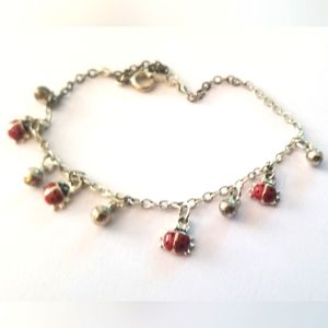 EUC!! Very Sweet Ladybug Anklet!!